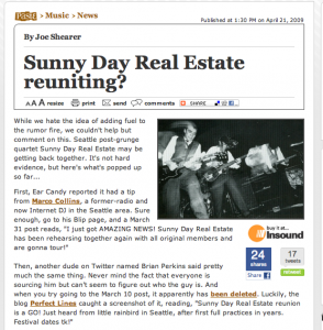 Paste SDRE reunion rumors