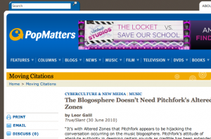 PopMatters Altered Zones